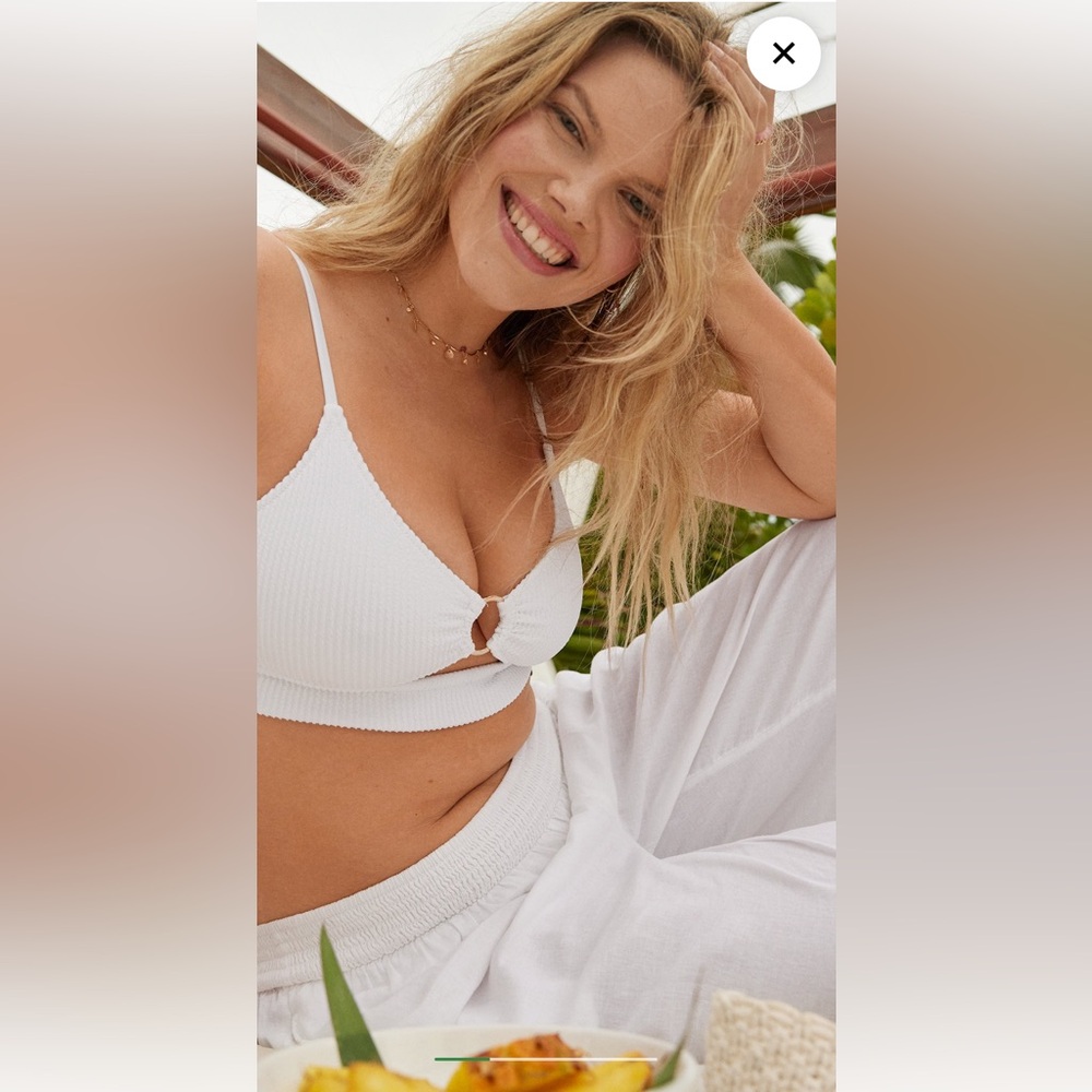 American Eagle Medium White bikini